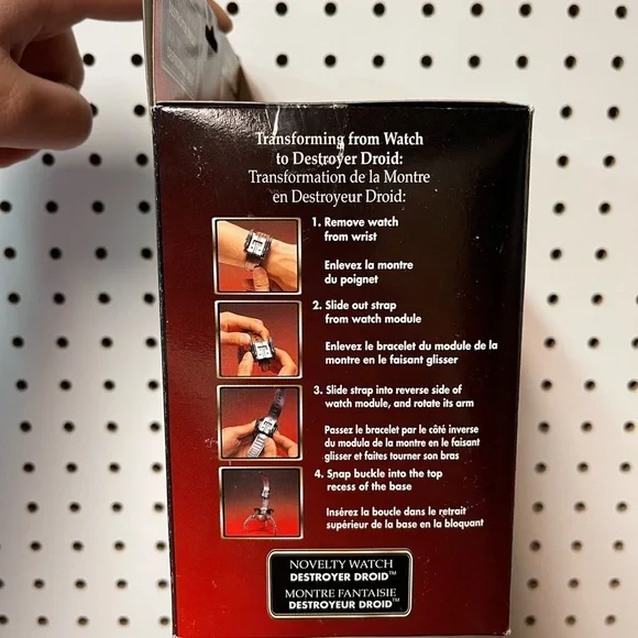 Star Wars Episode I -  Destroyer Droid Transformer Watch Brand New - Picture 3 of 4